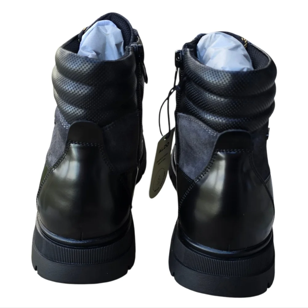 🔥NIB Aldo Mayfair Water Resistant Lace-Up Boot, Color: Charcoal, Size 11